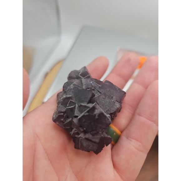 Fluorite crystal quartz cluster 2.5oz - Picture 13 of 15